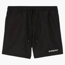 Burberry Logo Detail Swim Shorts Black/White