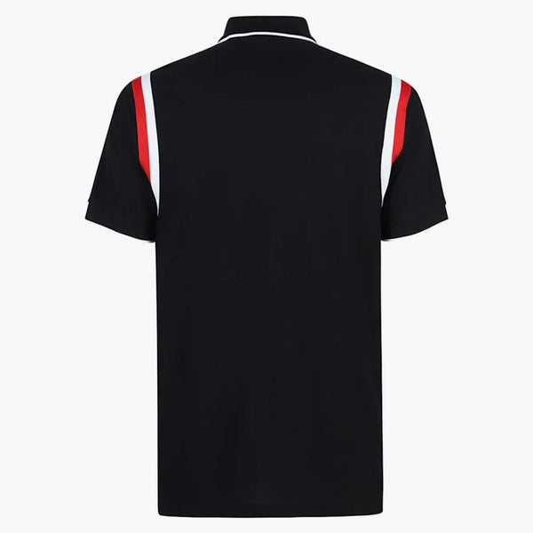 Burberry logo Applique graphic Cotton Polo Black