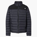 Burberry logo grafisk lätt vadderad jacka marinblå/svart