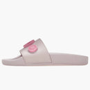 Burberry Logo Graphic Rubber Slide Pale Candy Pink (women's)