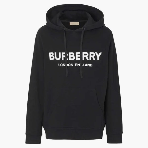 Logo Burberry Lexstone Hoodie Black