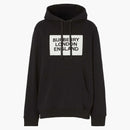 Logo Burberry Patch Hoodie Black
