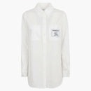 Burberry Logo Patch Shirt White