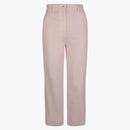 Burberry Logo-patch Straight-leg Jeans Pink