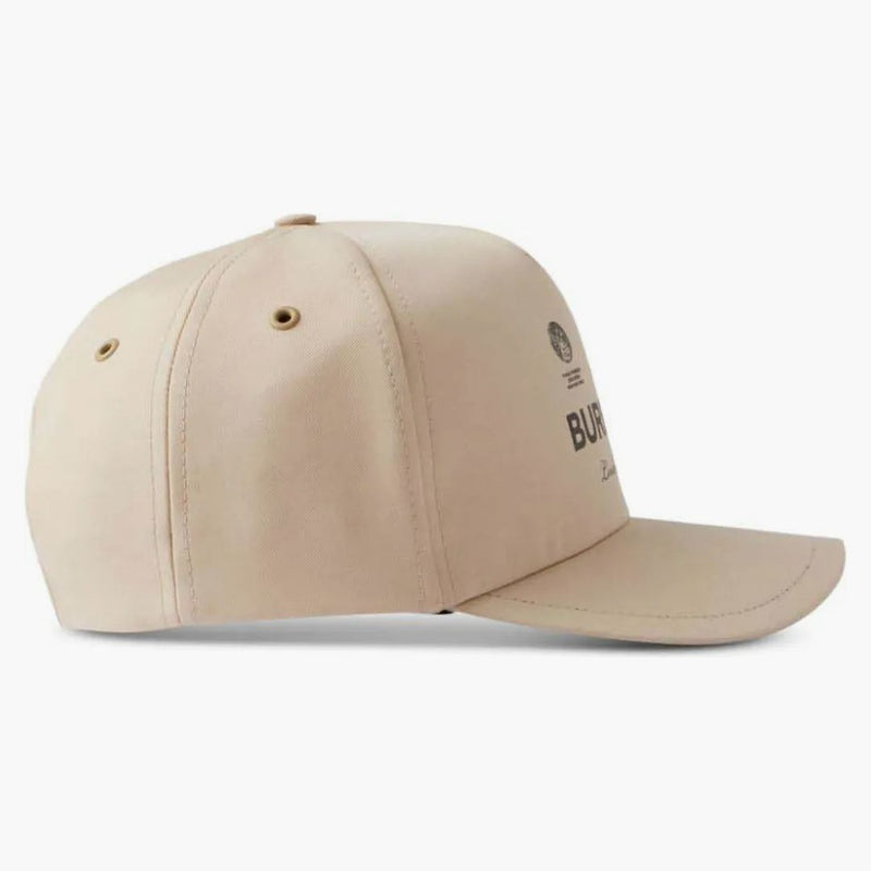 Burberry Logo Print Baseball Cap Sand Beige