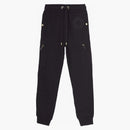 Burberry Logo Print Cotton Sweatpants Black