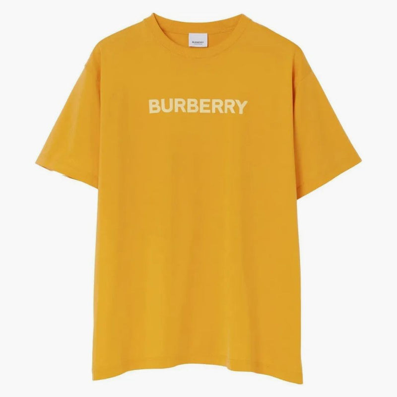 Burberry Logo Print Cotton T-shirt gul