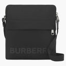 Burberry Logo Print Nylon Crossbody Bag Black