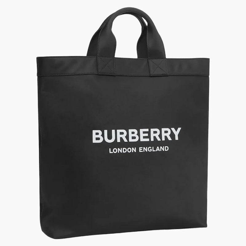Burberry Logo Print Nylon Dead Bag Black