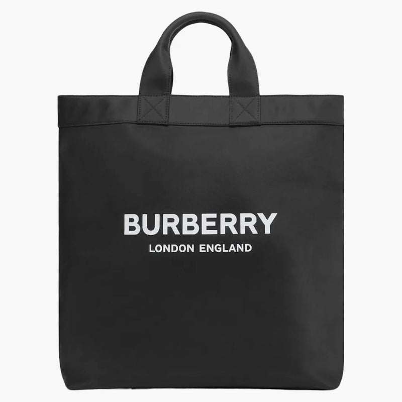 Burberry Logo Print Nylon Dead Bag Black