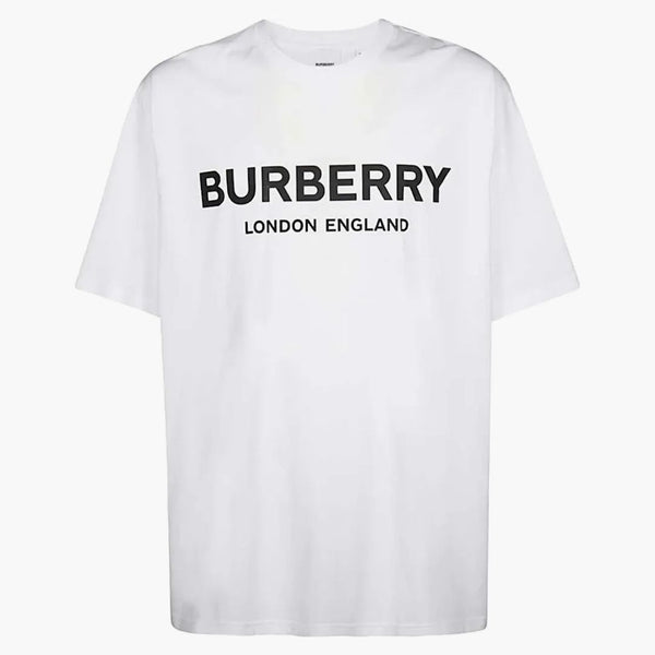 Burberry Logo Stampa maglietta SS22 Bianco