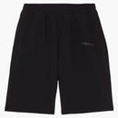 Burberry logo tryck stretch bomullshorts svart
