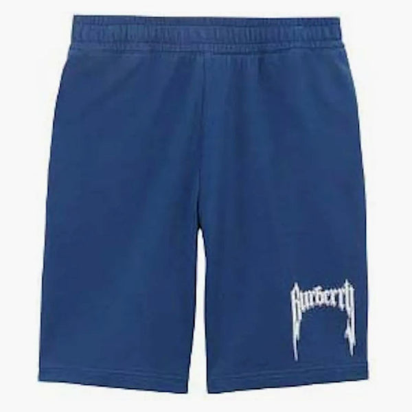 Burberry Logo Print Sweatshorts Blue/White