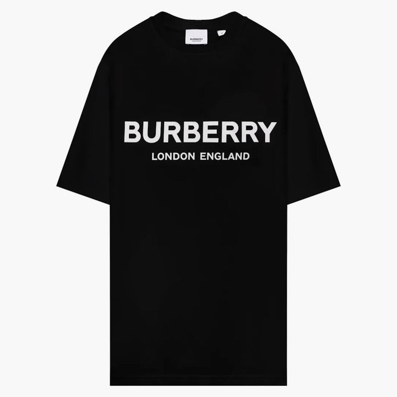 Burberry logo tryck t-shirt svart