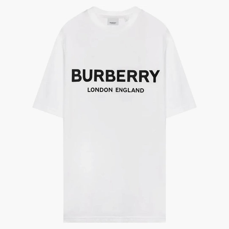 Burberry Logo Print T-shirt vit