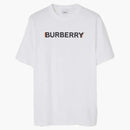 Tričko s logem burberry bílé/černé