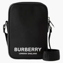 Burberry Logo Print Vertical Paddy Bag Black