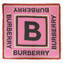 Burberry Logo Printed Scarf Bubble Gum Pink