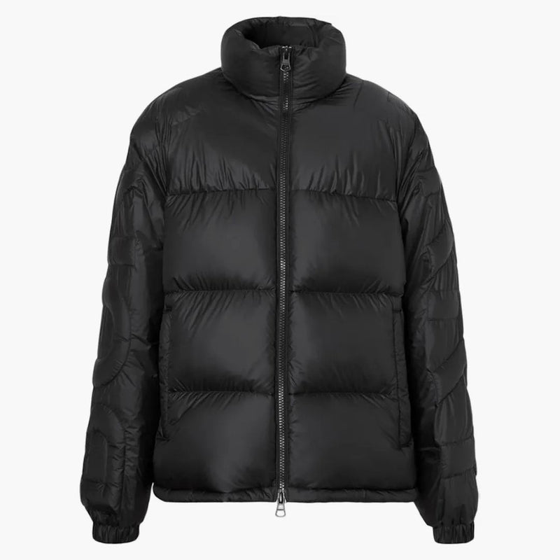 Burberry Logo Quilted Nylon Buffer Jacket Black