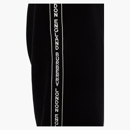 Páska logo burberry černé/bílé