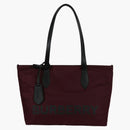 Burberry Logo Tote Burgundy