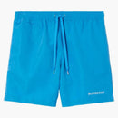 Burberry Logo-print Drawstring Swim Shorts Blue