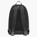 Burberry London Check And Leather Backpack Dark Charcoal