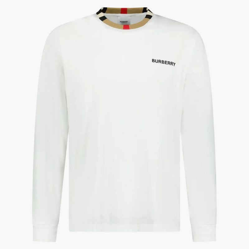 Burberry Long Sleeve Icon T-shirt White