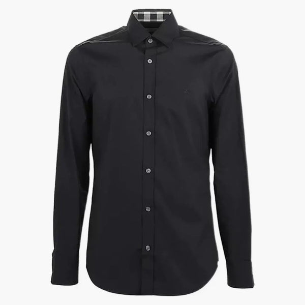 Burberry långärmad logotyp skjorta svart