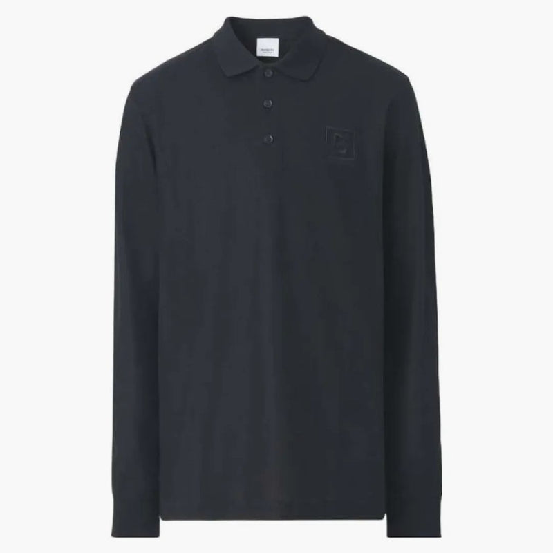 Burberry Long Sleeve Polo Black