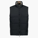 Burberry Lowick Reversible Check Down Vest Black/Archive Beige
