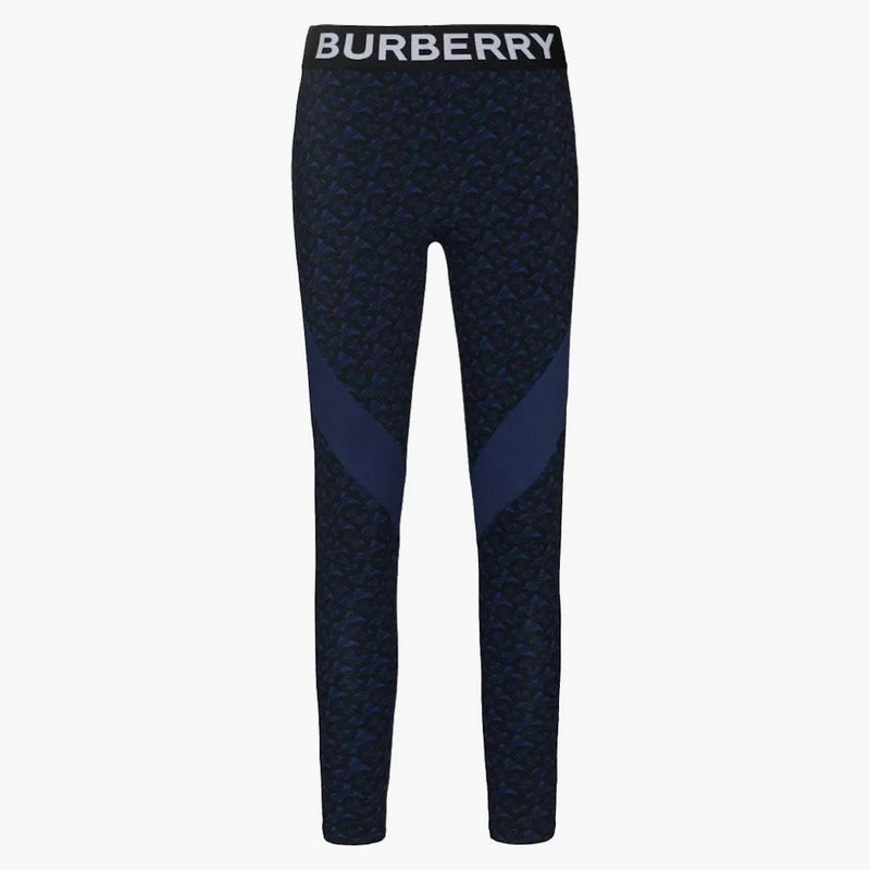 Burberry Madden Logo High Waist leggings Blue