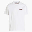 Tričko Burberry Magna bílé/hnědé