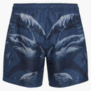 Burberry Martin Block Swim Shorts Blue