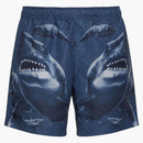 Burberry Martin Block Swim Shorts Blue