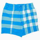 Burberry Martin Giant Check Swim Shorts Blue