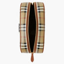 Burberry Medium Check Travel Pouch Archive Beige