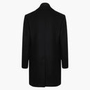 Burberry Melton Coat Navy