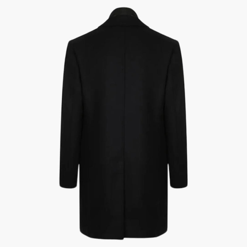 Burberry Melton Coat Navy