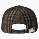 Burberry Mesh overlay Check Baseball Cap Archive Beige/Black