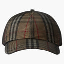 Burberry Mesh overlay Check Baseball Cap Archive Beige/Black