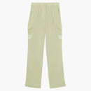 Burberry Mid-rise Silk Trousers Mist Green
