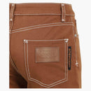 Burberry Mid-Rise Skinny Jeans Warm Walnut Brown