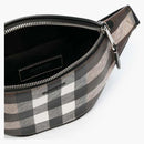 Burberry Mini Cason Checked Belt Bag Dark Brown