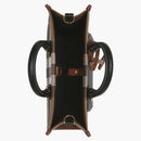 Burberry Mini Check and Leather Freya Dead Bag Dark Birch Brown