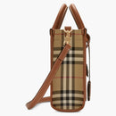 Burberry Mini Freya Tote Vintage Check/Briar Brown