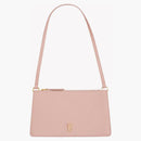 Burberry Mini Tb Grainy Leather Pouch Handbag Pink