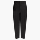 Burberry Mohair Pleat-Front Trousers Black