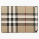 BURBERMER CLIP (80841761) Controllo del portafoglio beige