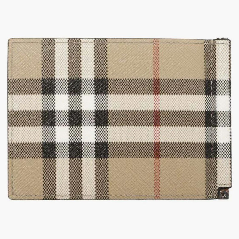 BURBERMER CLIP (80841761) Controllo del portafoglio beige
